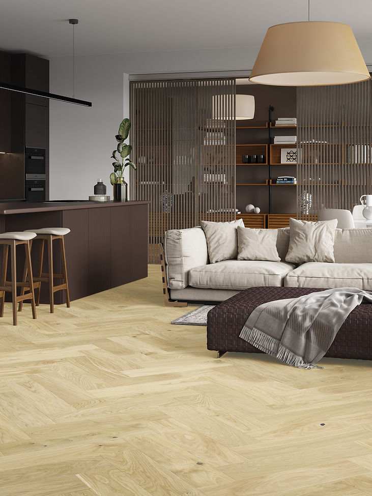 Aveline Herringbone MGNHB9035 Herringbone Engineered Hardwood Flooring - Noyer Highlands Collection