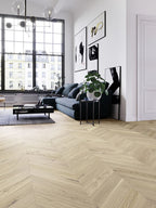 Solene French Herringbone MGNHB9036 Chevron Engineered Hardwood Flooring - Noyer Highlands Collection