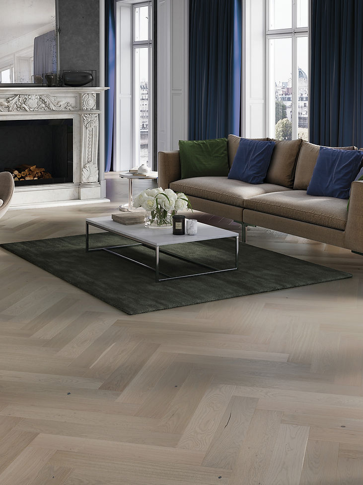 Germain Herringbone MGNHB9031 Herringbone Engineered Hardwood Flooring - Muller Graff Collection