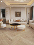 Viviene French Herringbone MGNHB9037 Chevron Engineered Hardwood Flooring - Noyer Highlands Collection