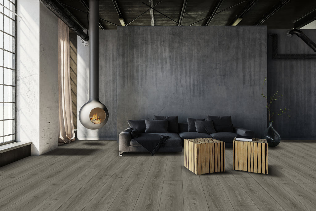 Ash Grey 7.67" Laminate REMI7070 Laminate Flooring - Wood Max Malta Island Collection