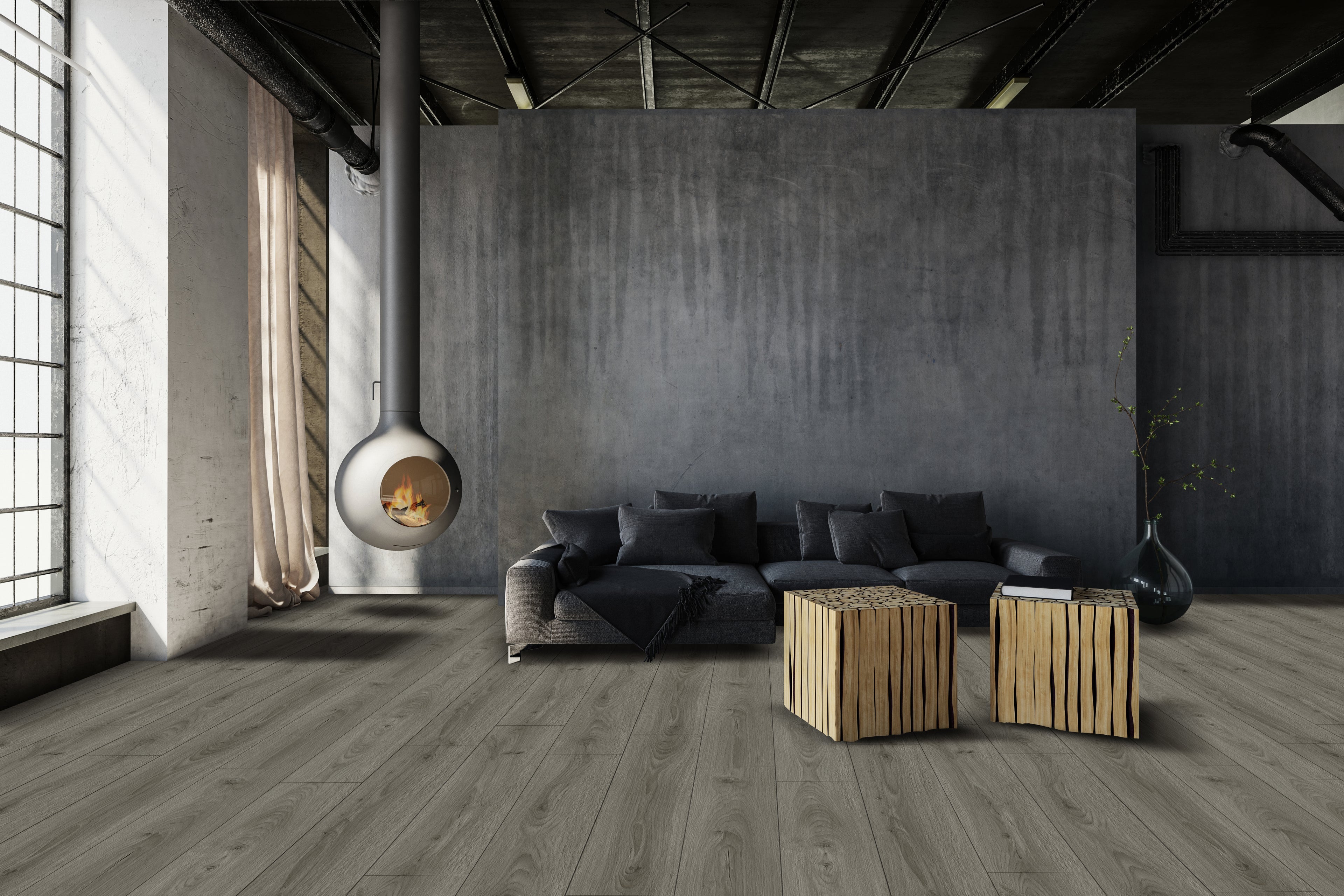 Ash Grey 7.67" Laminate REMI7070 Laminate Flooring - Wood Max Malta Island Collection