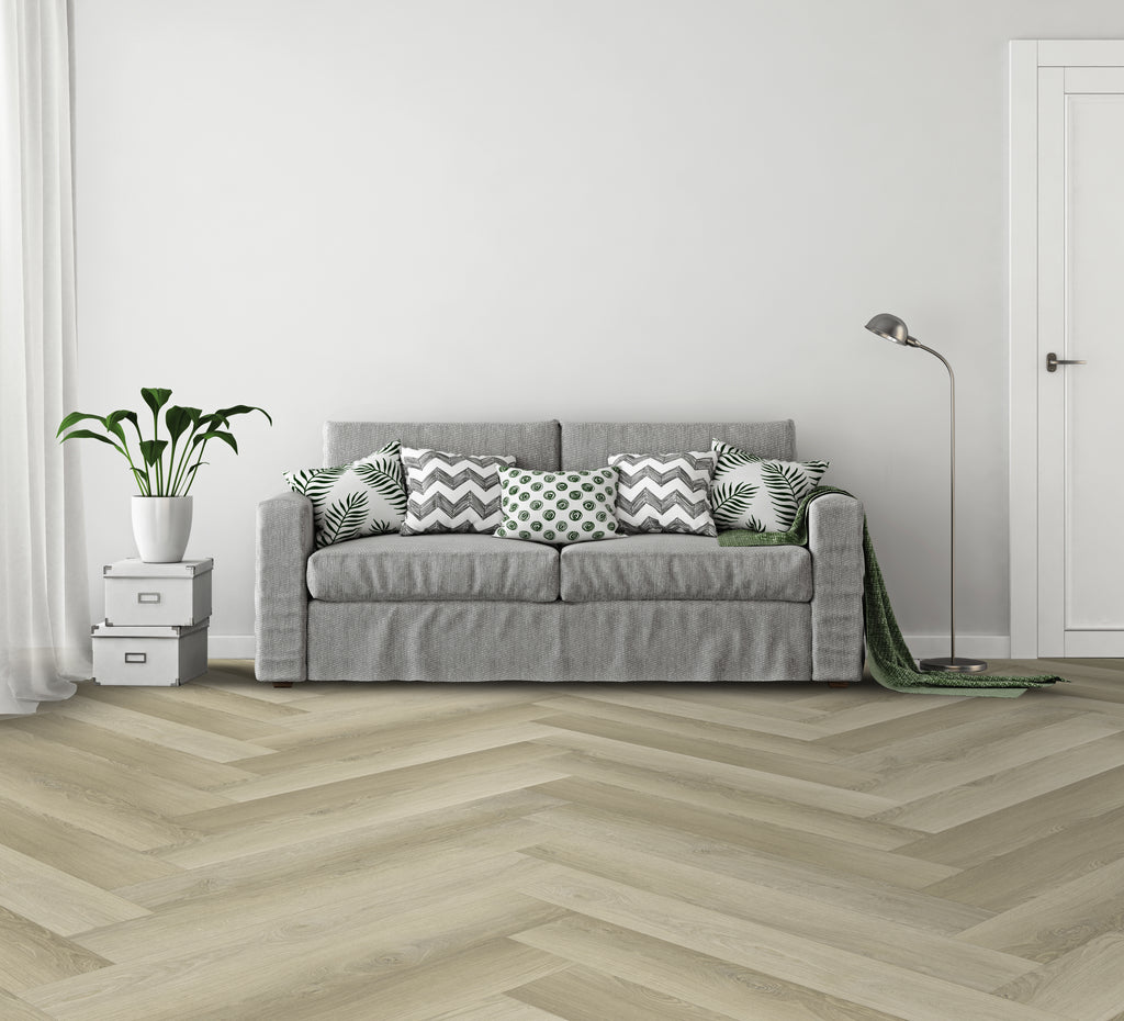 Bastia Rigid Core REHR8702 Rigid Core Herringbone Flooring - Corsica Mountains Herringbone Collection