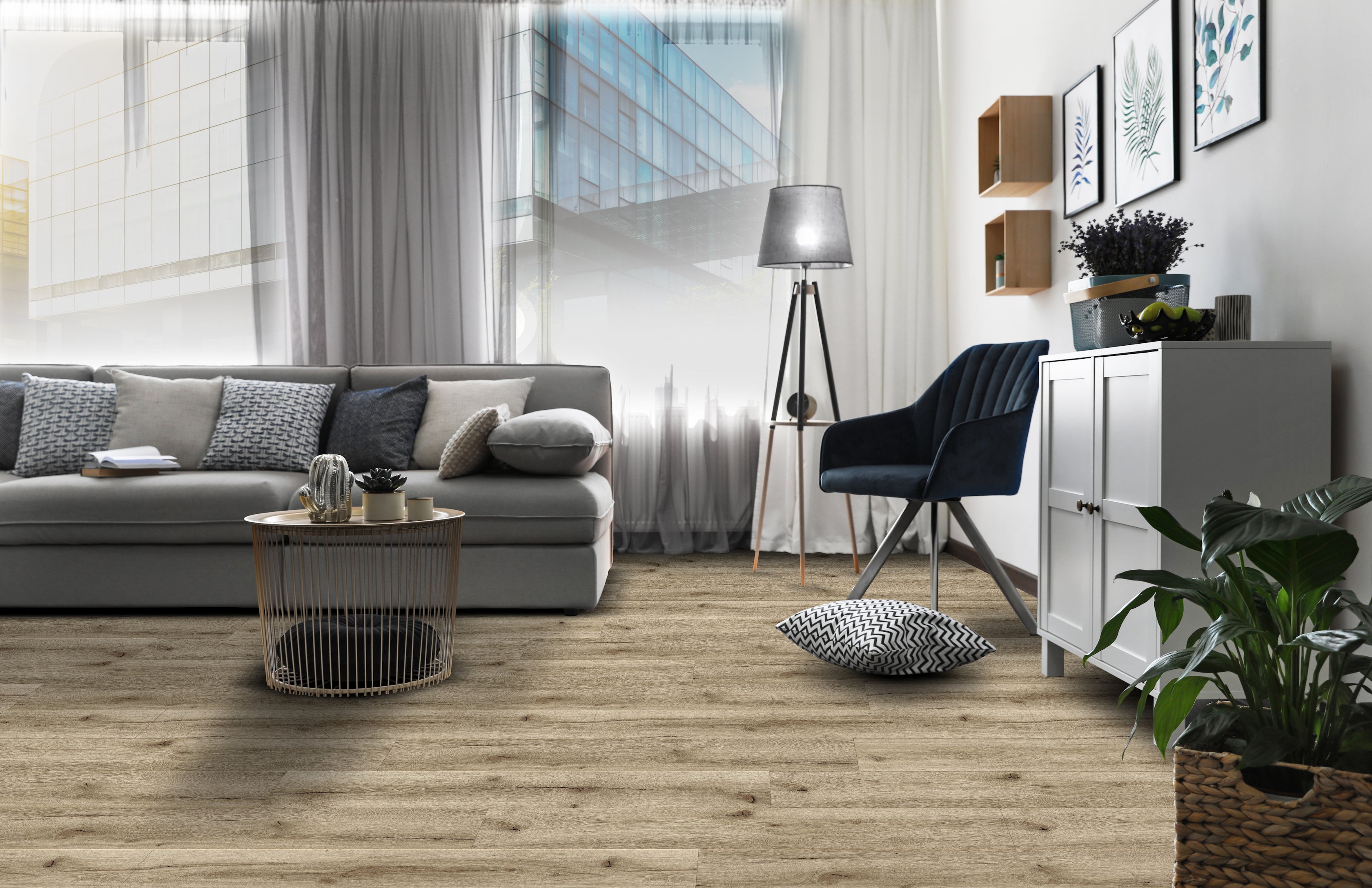 Beverly Glen 48" Plank RETWY3304 Rigid Core Waterproof Flooring - The Westwood Collection