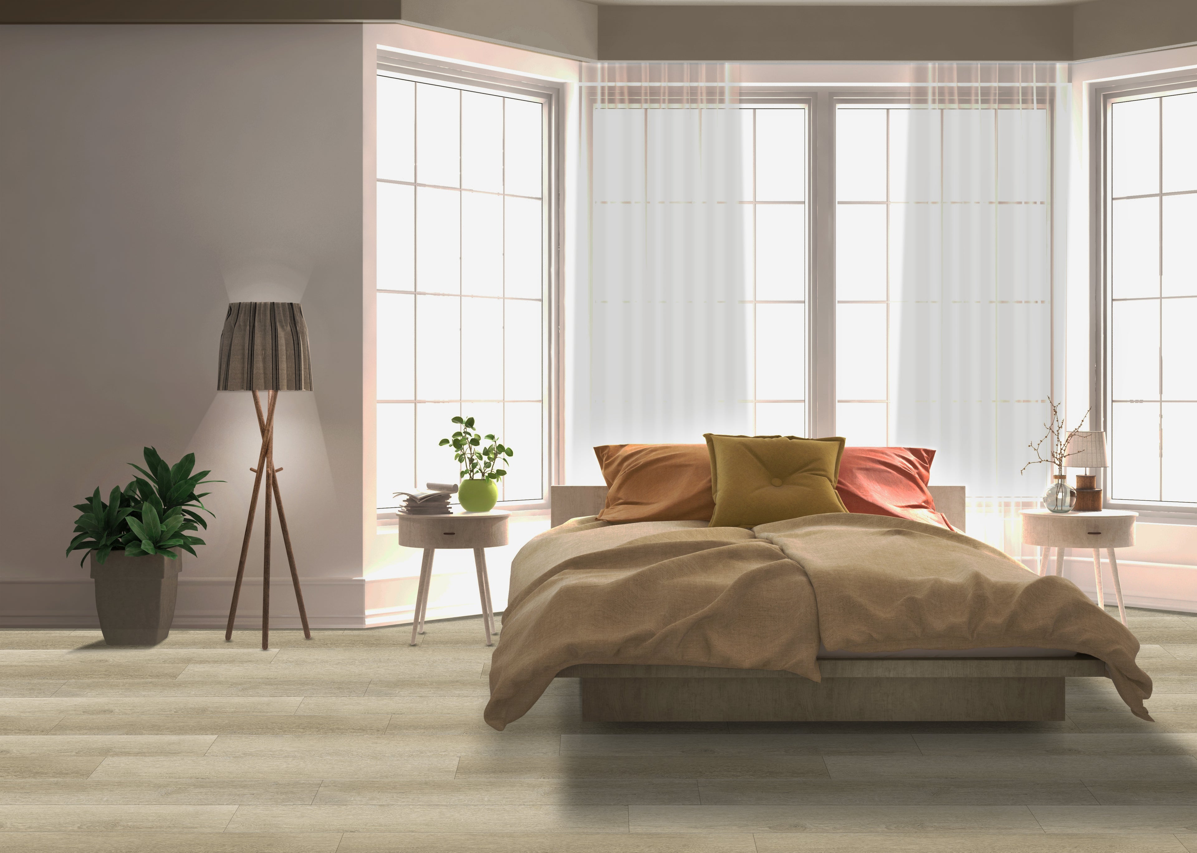 Butterfly Beige Rigid Core REAW8402 Waterproof Rigid Core - Angel Woods Collection
