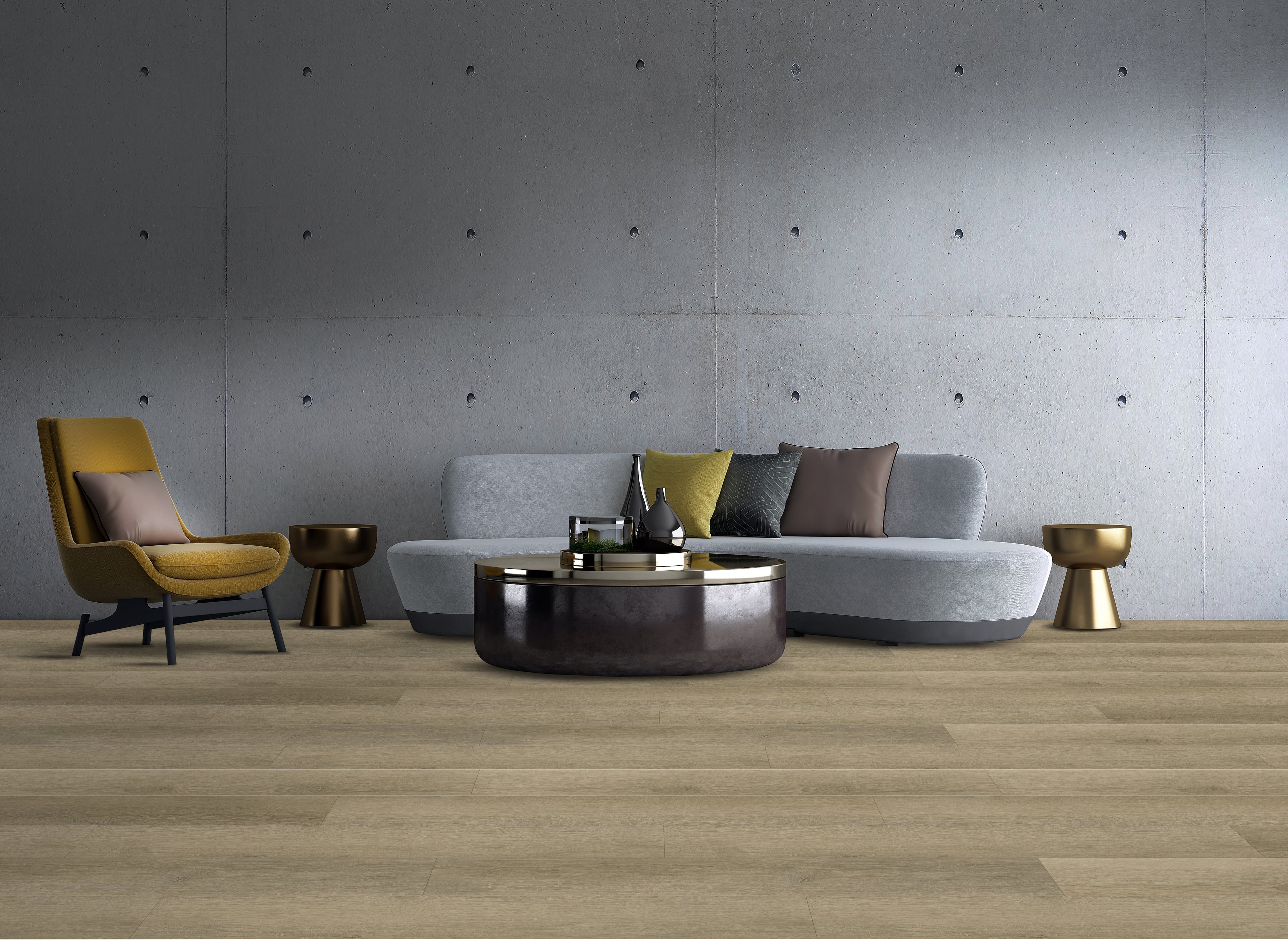 Camila Brown Rigid Core REAW8404 Rigid Core Waterproof Flooring - Angel Woods Collection