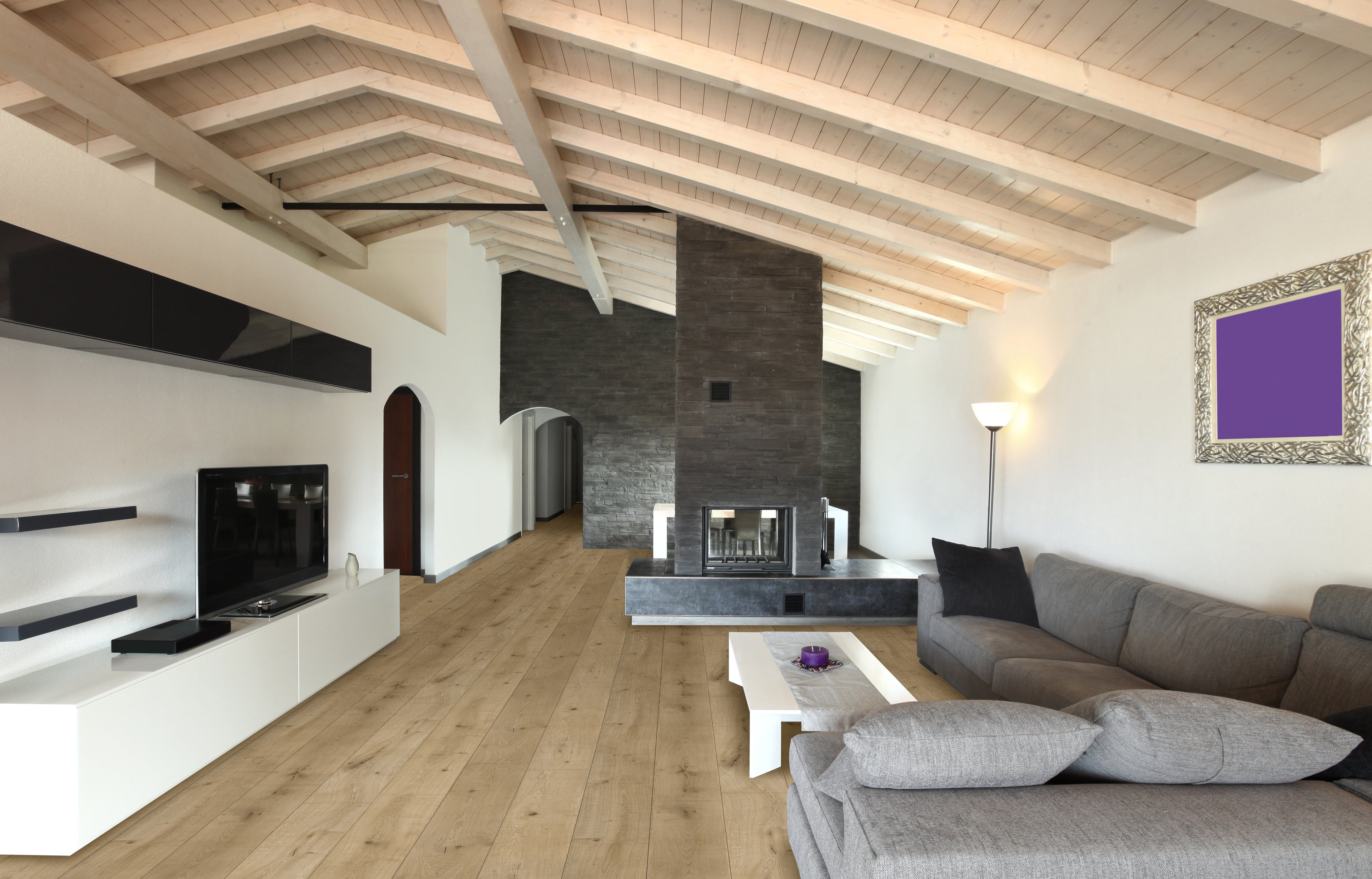 Coastal Ivory 7.67" Laminate REMI7060 Laminate Flooring - Wood Max Malta Island Collection