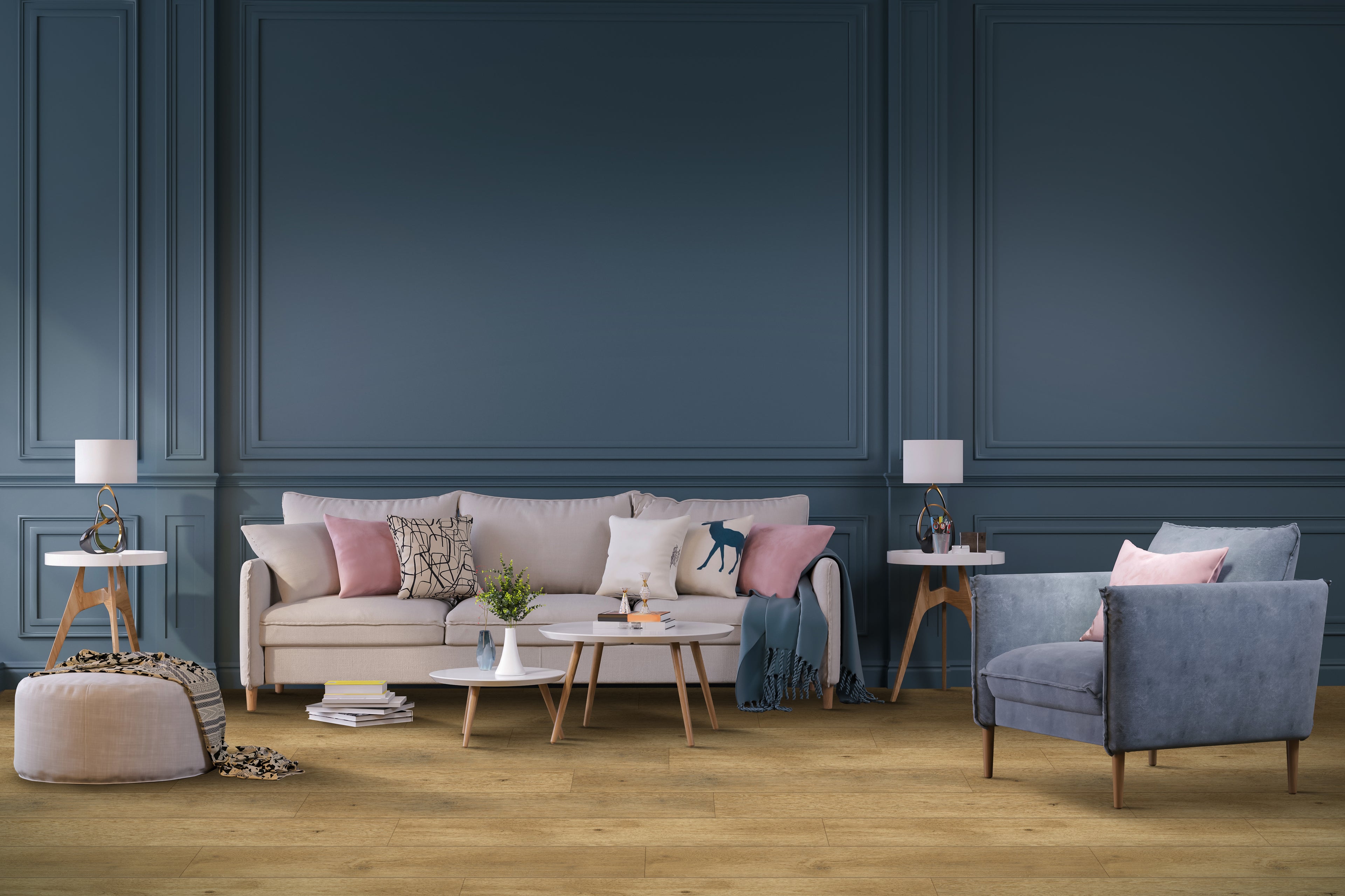 Coral Gold Rigid Core REWR8602 Rigid Core Waterproof Flooring - White River Collection