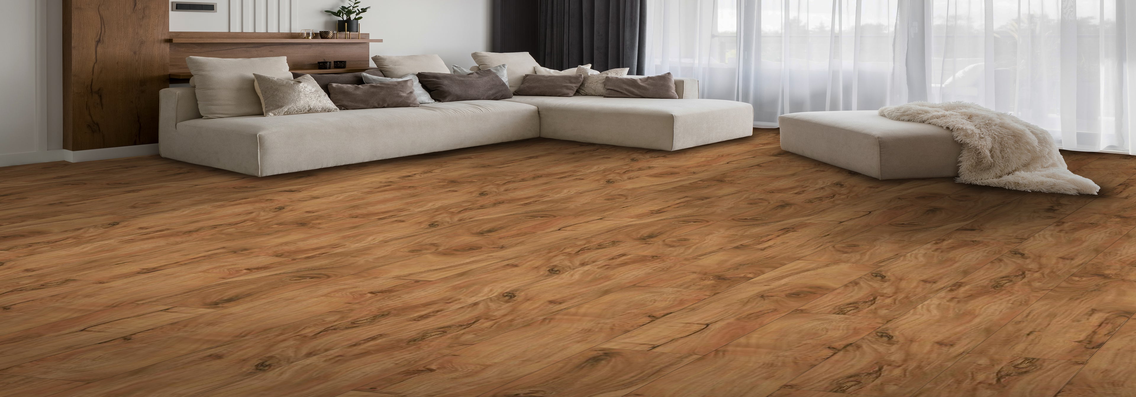 Natural Acacia Laminate RENA280-WP Laminate Flooring - Wood Max Platinum Collection