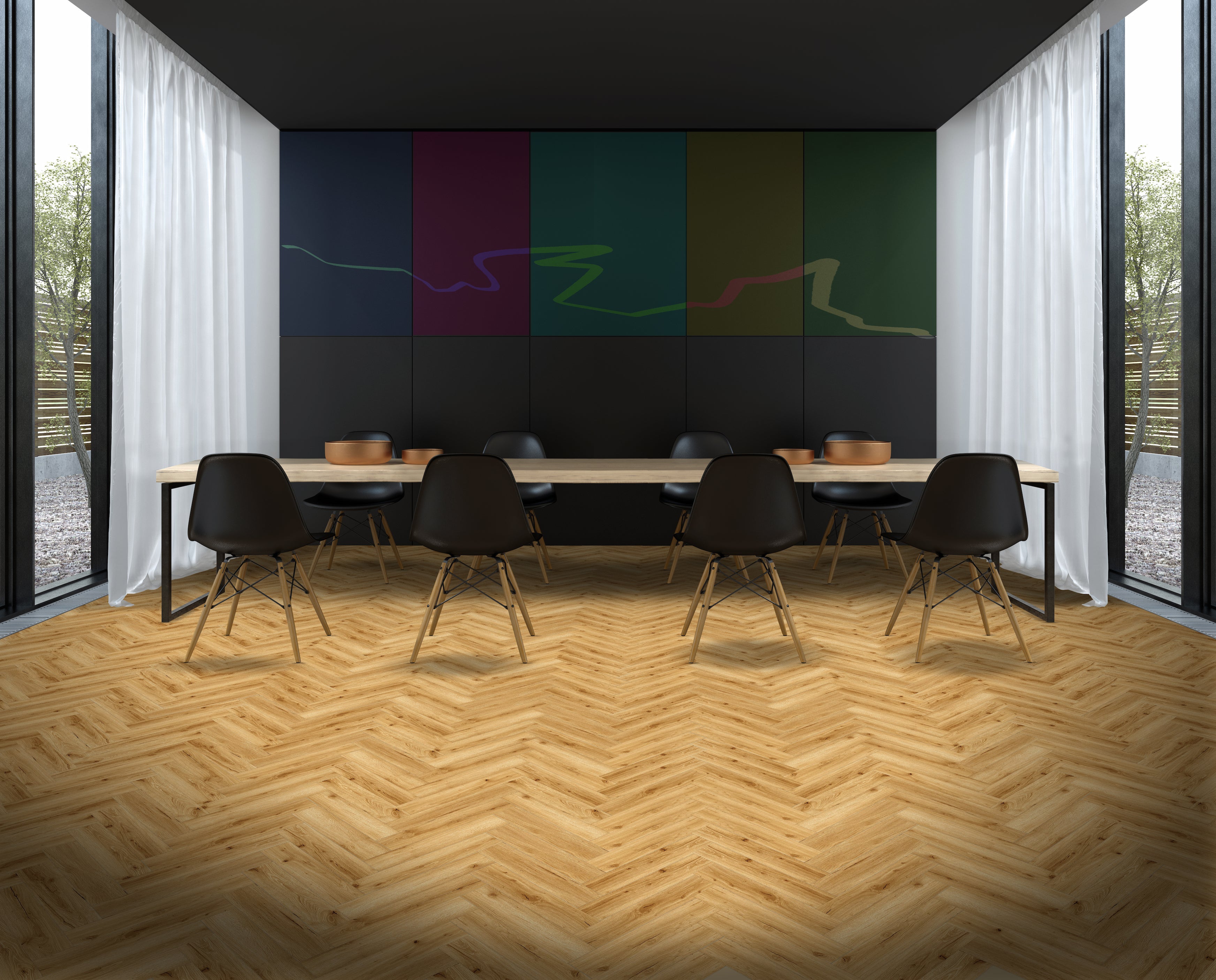 Oceanside Herringbone REAFCL005 Waterproof Rigid Core - Euroluxe Collection