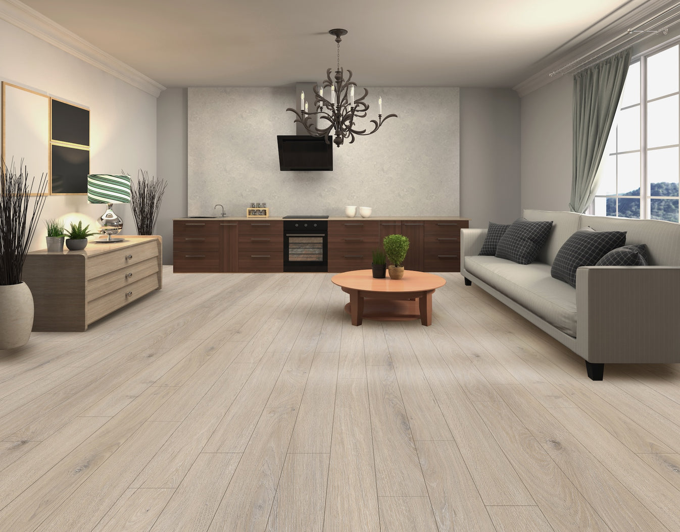 Jet Mist Rigid Core RELC8205 Rigid Core Waterproof Flooring - The Creek Collection
