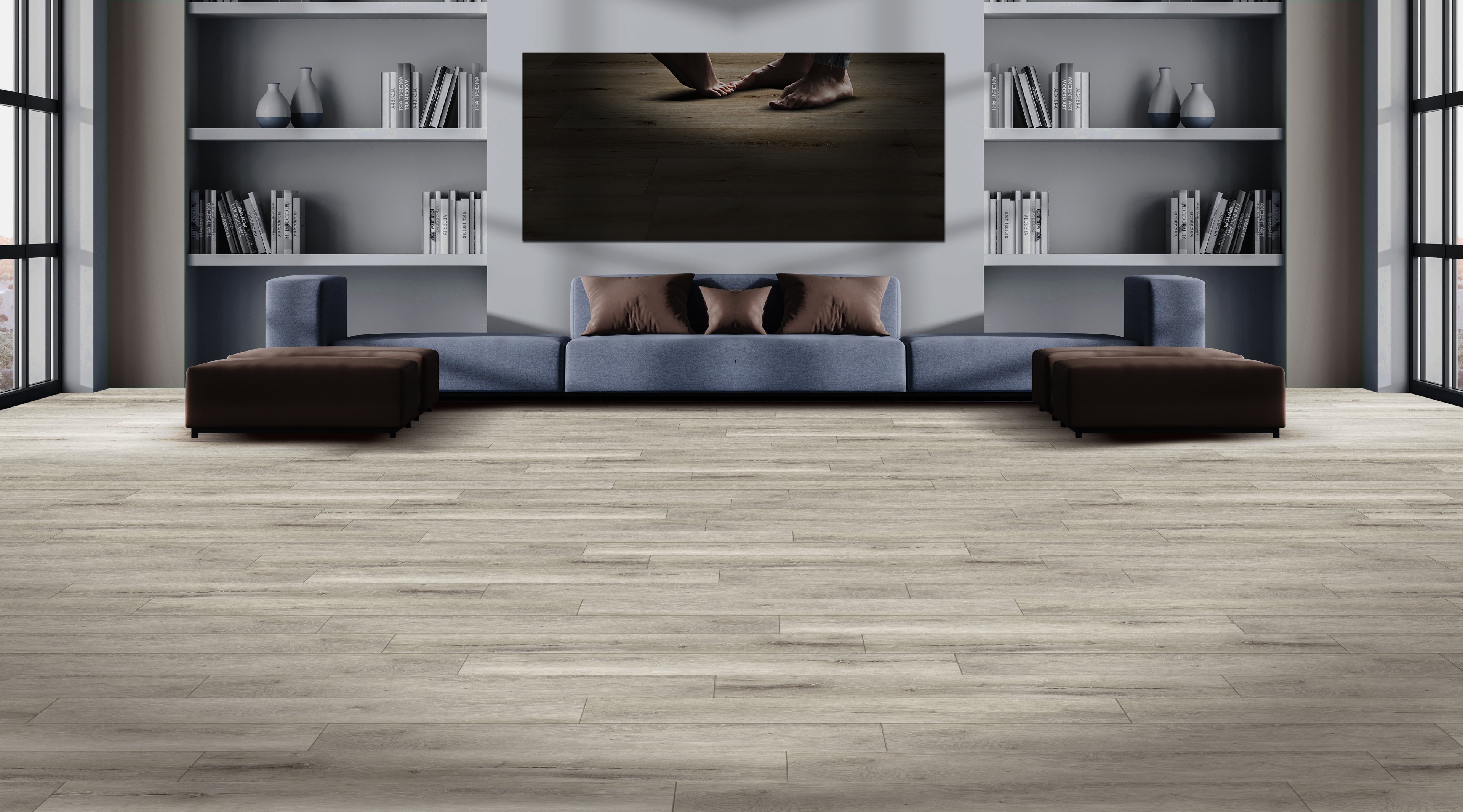 Silver Pearl Rigid Core REGVE5203 Rigid Core Waterproof Flooring - The Glacier Point Collection