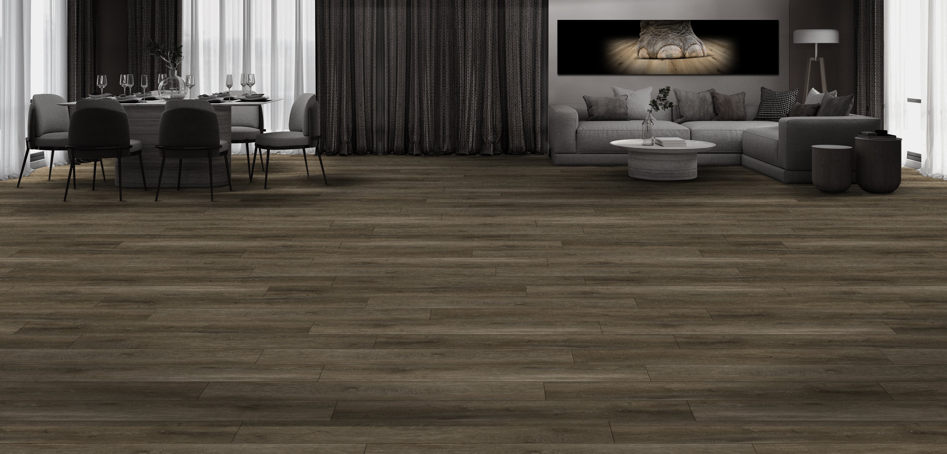 Sydney Cedar Rigid Core REGVE5204 Rigid Core Waterproof Flooring - The Glacier Point Collection