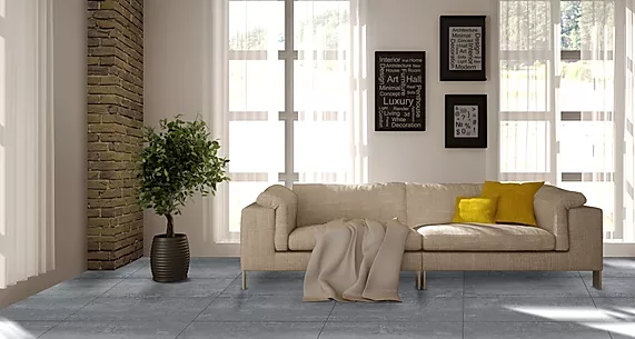 Victoria Falls Vinyl Latte Grey REVF9301 Waterproof Rigid Core - Pure Grout Collection